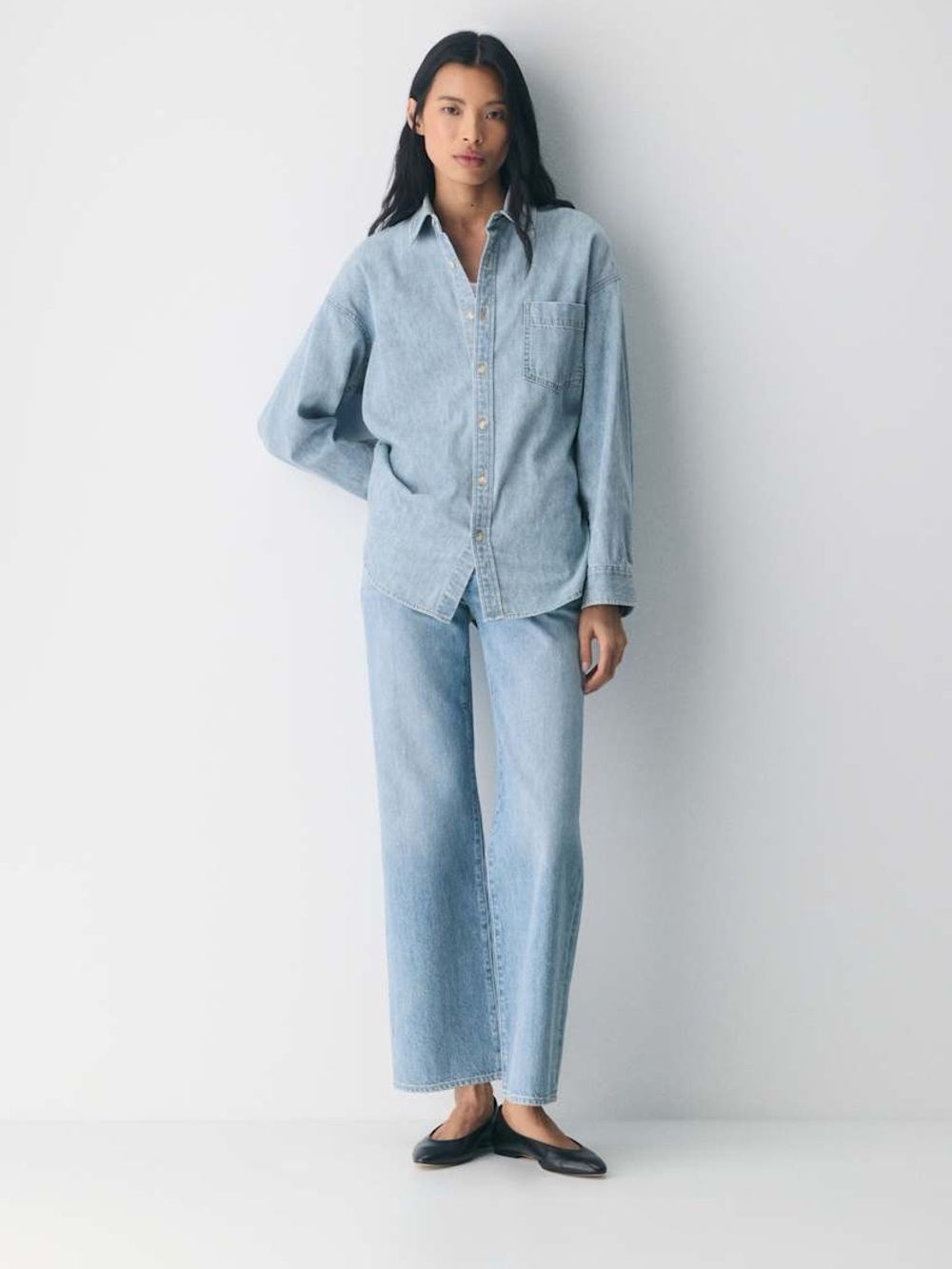 Denim Forum The '80s Comfy Denim Shirt